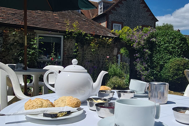 Cream Tea in Rottingdean